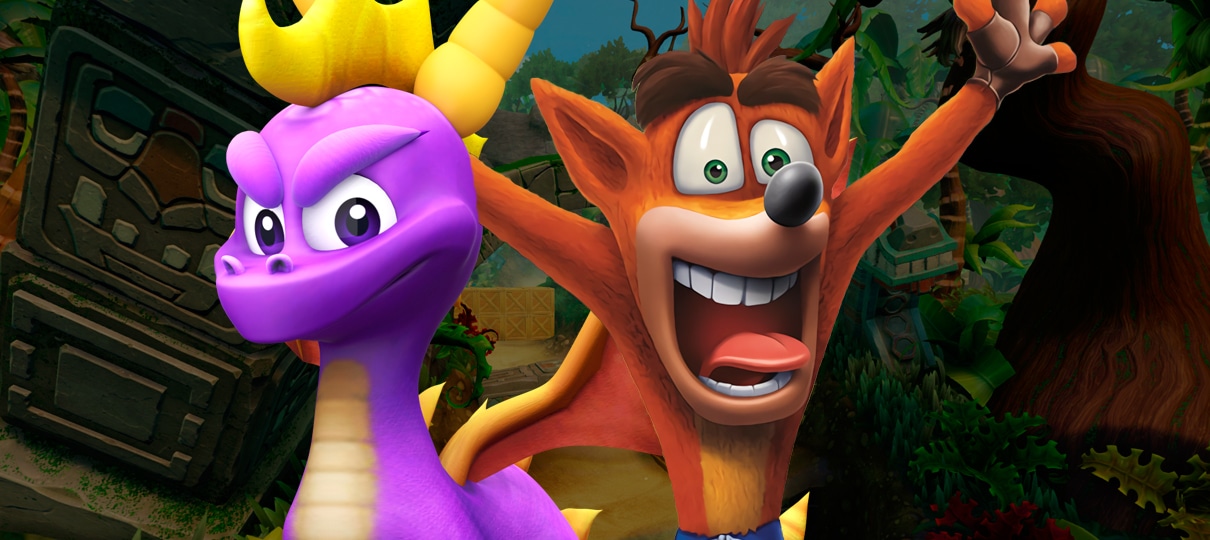 Crash Bandicoot N. Sane Trilogy pode ter código com referência a Spyro The Dragon