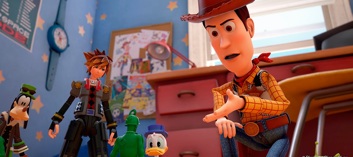 Acontecimentos de Kingdom Hearts 3 são canônicos no universo de Toy Story!