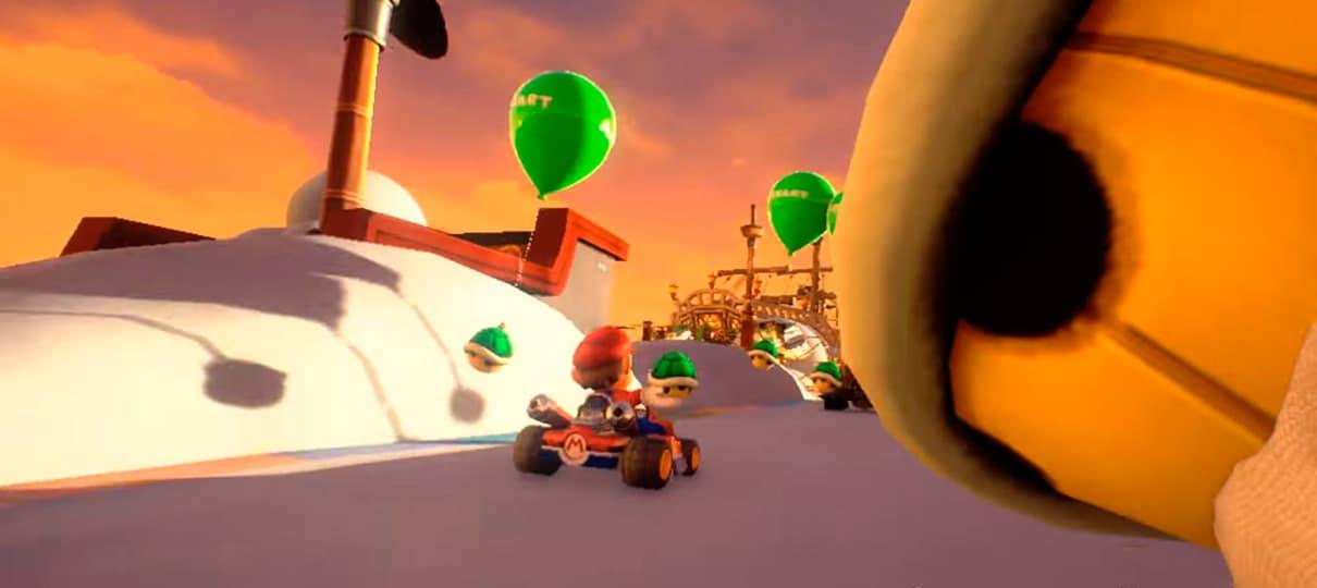 Teaser prova que Mario Kart em realidade virtual é completamente insano