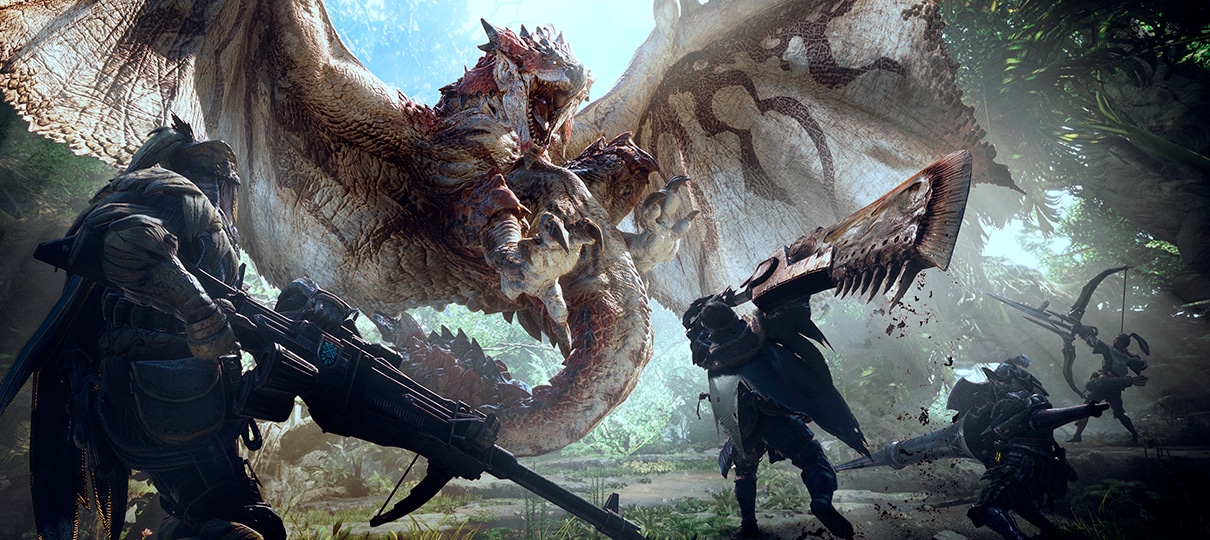 Monster Hunter: World mostra suas 14 armas em novos vídeos de gameplay