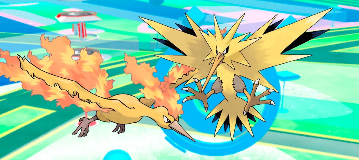 Pokémon GO | Zapdos e Moltres já têm data para chegar ao jogo