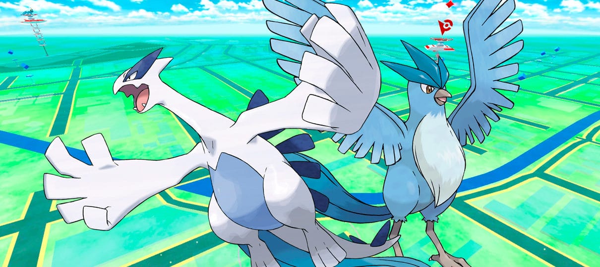 Lugia é o primeiro Pokémon lendário de Pokémon Go