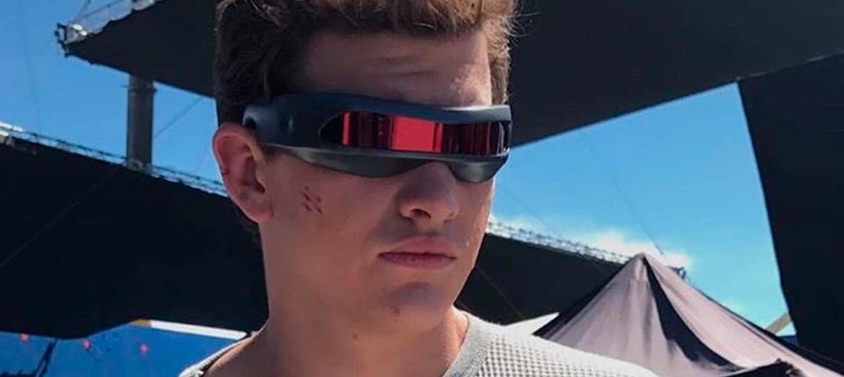 X-Men: Dark Phoenix | Ator de Ciclope aparece com novo visor nos bastidores