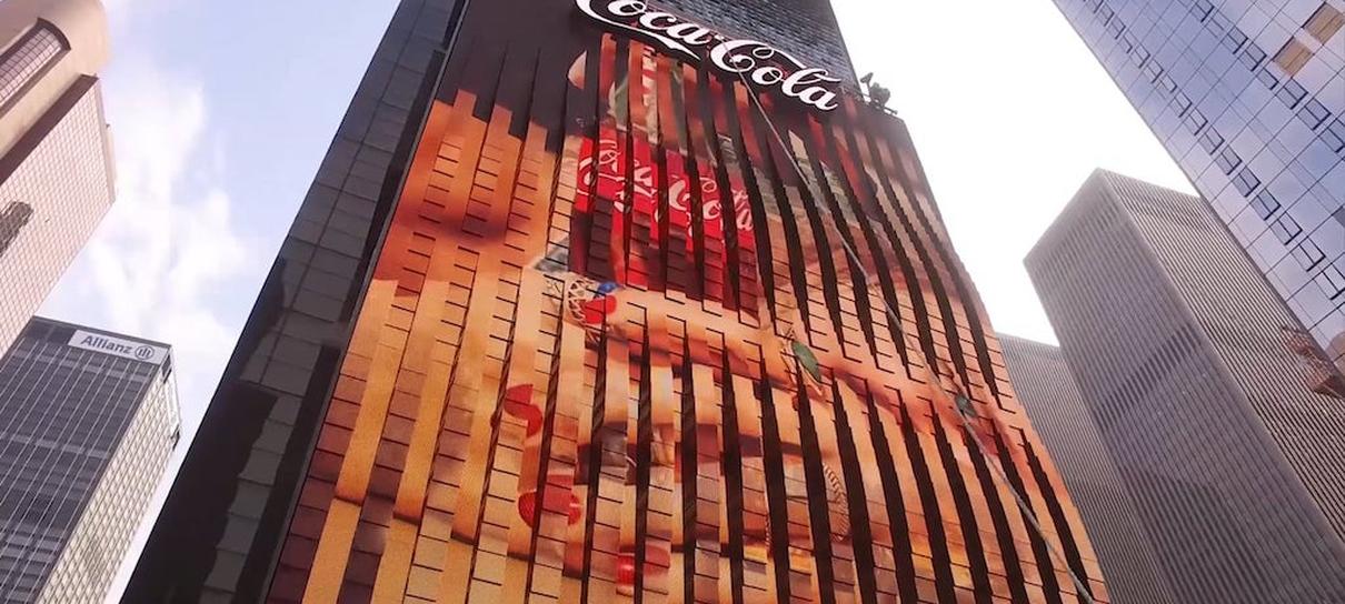 Coca-Cola cria primeiro out-door 3D da Times Square