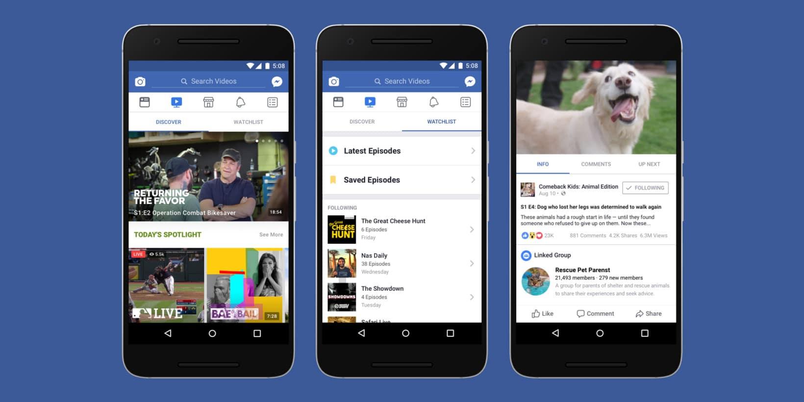 Facebook lança Watch, plataforma de vídeos para concorrer com o YouTube