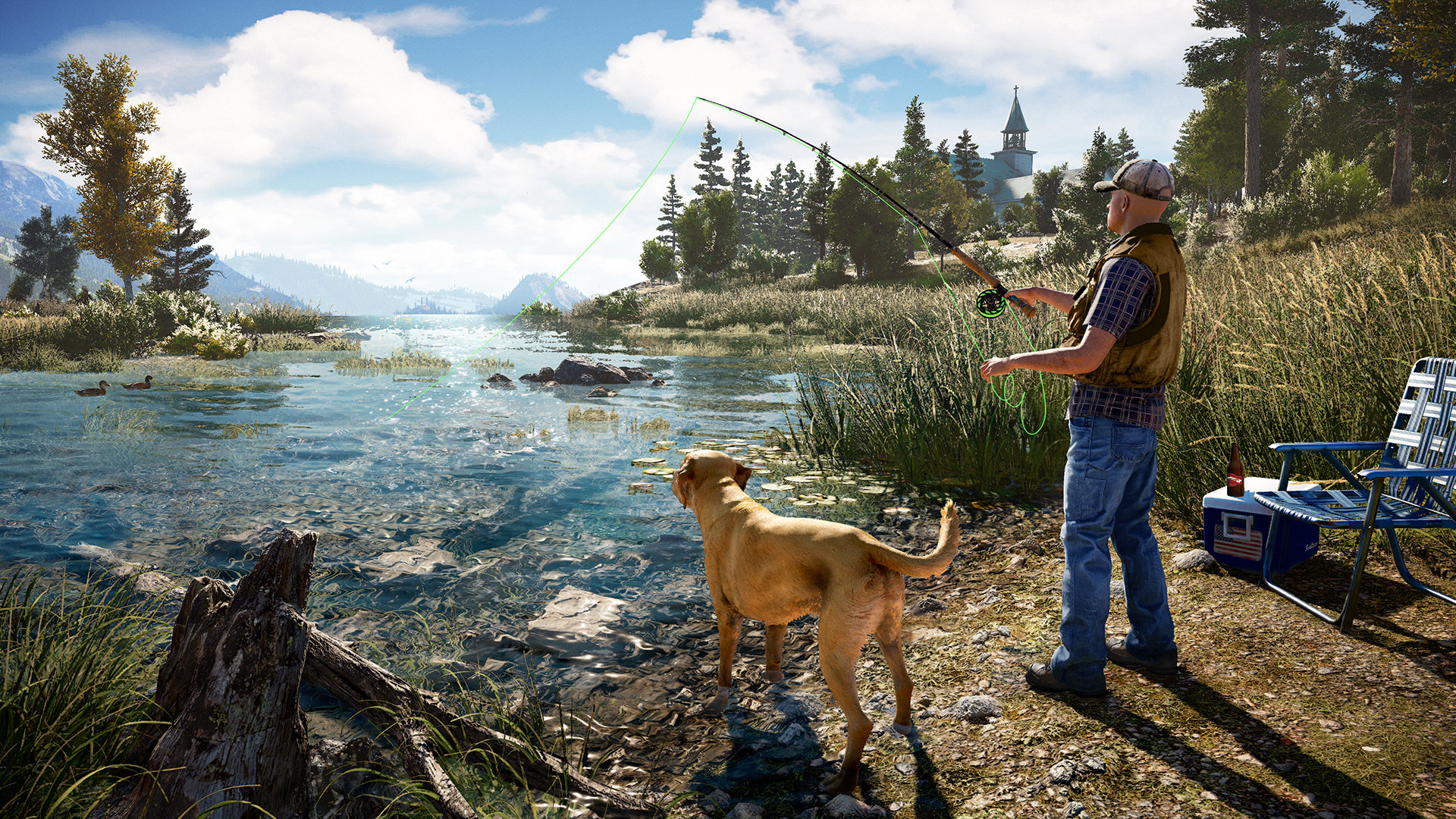 Mate pessoas com um trator e pesque no lago com o novo vídeo de Far Cry 5