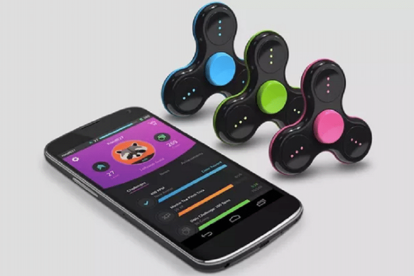 Fidget spinner gamer funciona como controle para jogos mobile