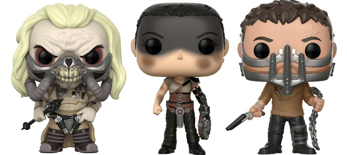 Testemunhem os Funko Pops de Mad Max: Estrada da Fúria!