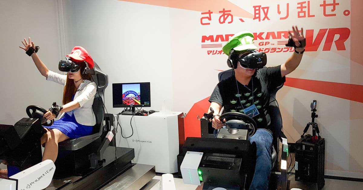 Veja o Mario Kart para realidade virtual em ação