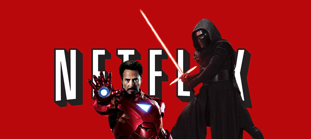 Netflix negocia para manter os filmes da Marvel e Lucasfilm no serviço