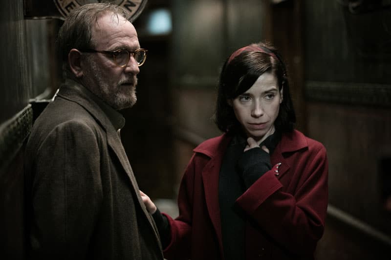 Richard Jenkins and Sally Hawkins in the film THE SHAPE OF WATER. Photo by Kerry Hayes. © 2017 Twentieth Century Fox Film Corporation All Rights Reserved