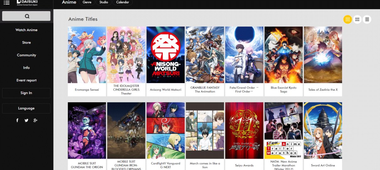 Site de streaming de animes Daisuki está encerrando suas operações -  NerdBunker