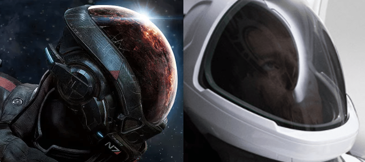 Elon Musk indica que trajes da SpaceX foram inspirados em Halo e Mass Effect