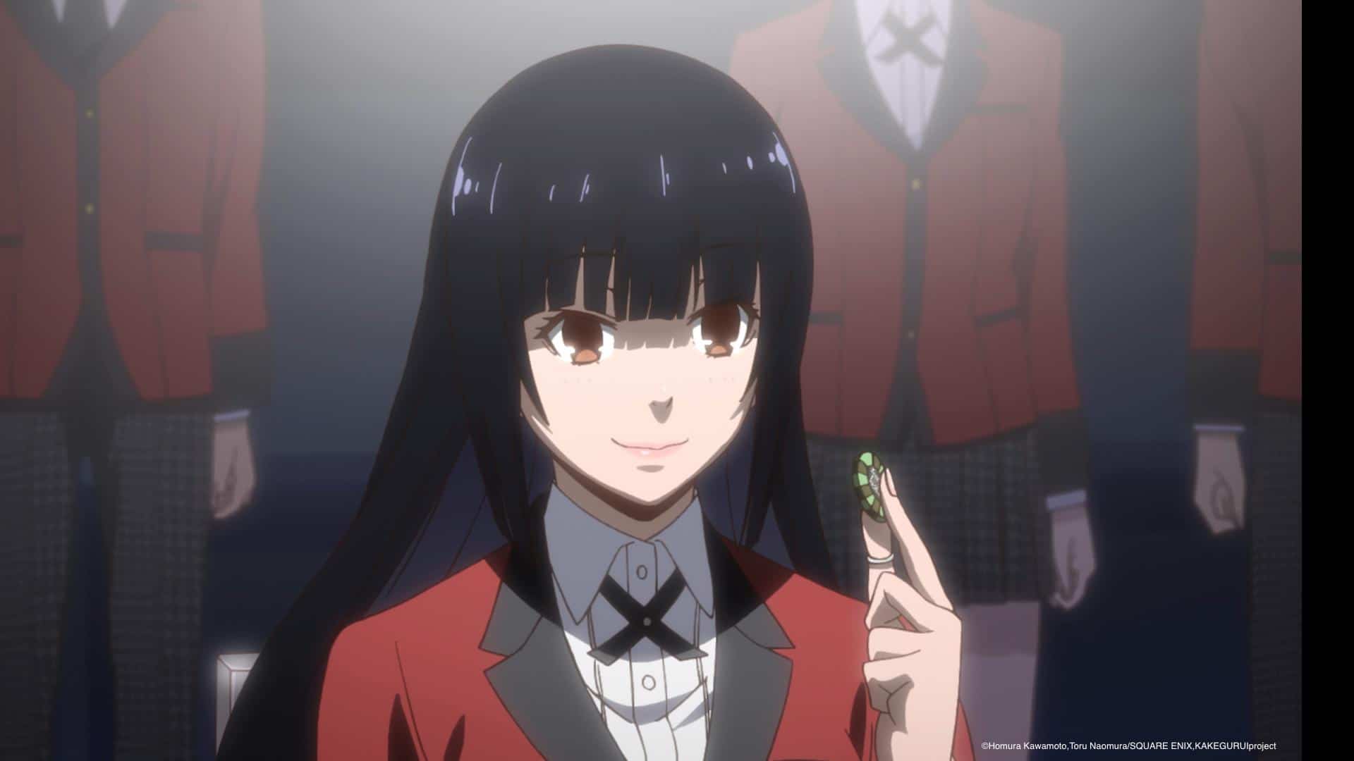 Kakegurui | Trailer de anime da Netflix mostra que é preciso apostar alto para vencer