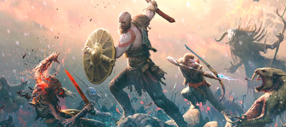 God of War ganha arte inédita em capa de revista