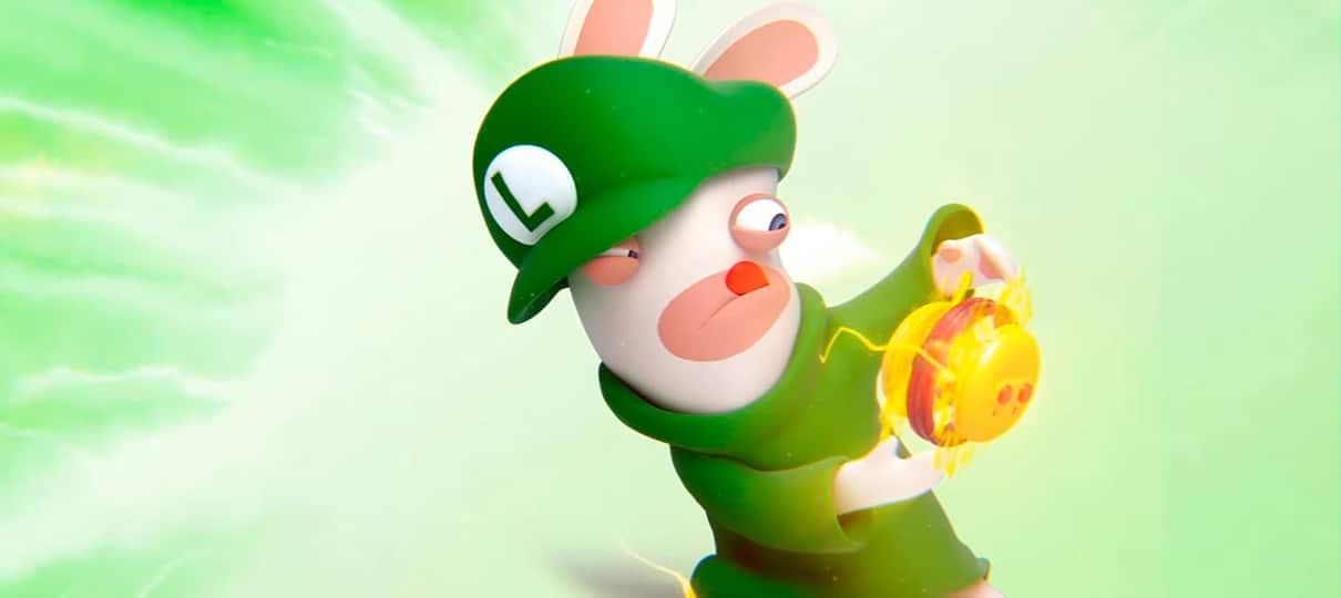 Mario + Rabbids: Kingdom Battle apresenta as habilidades de Rabbid Luigi em novo trailer
