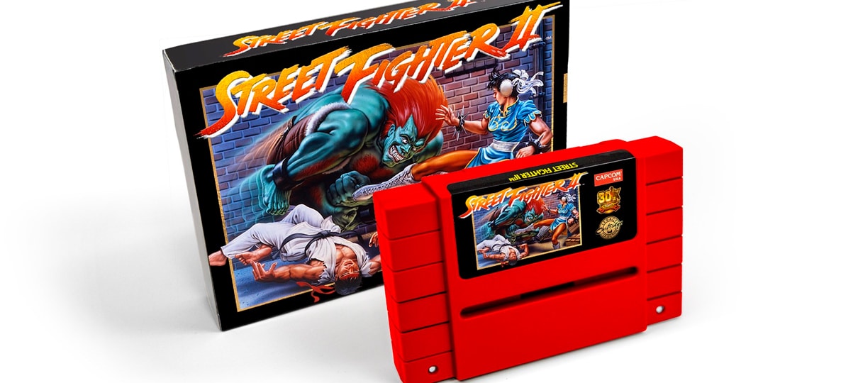 Street Fighter II será relançado como um cartucho de SNES!