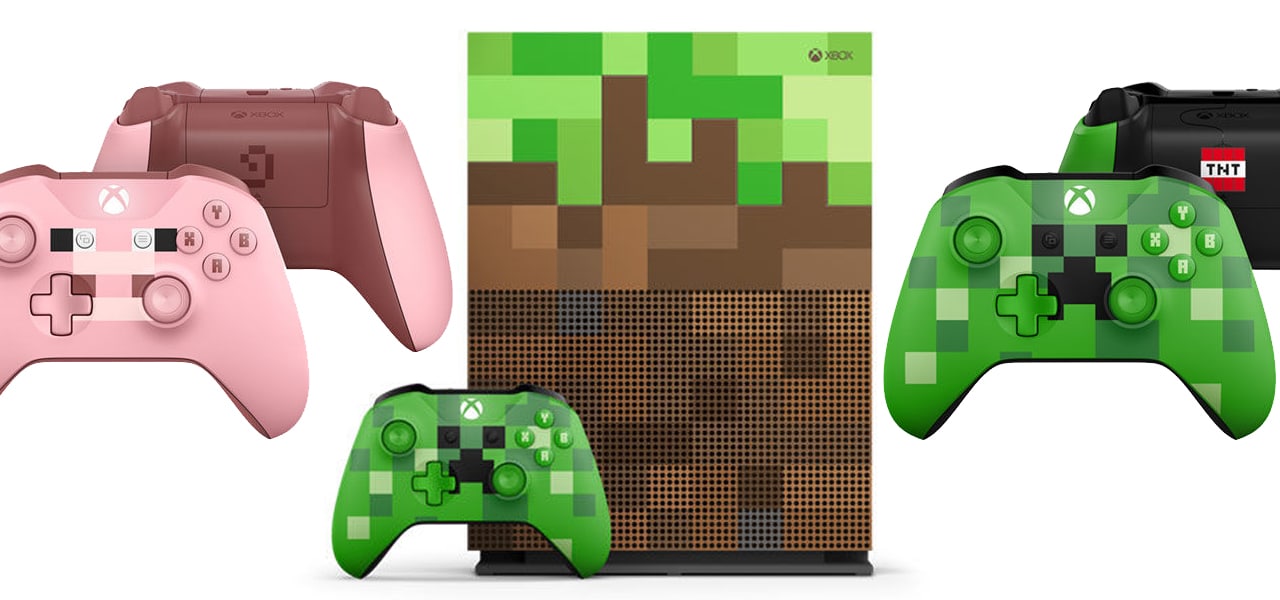 Xbox One S temático de Minecraft chega como um Creeper