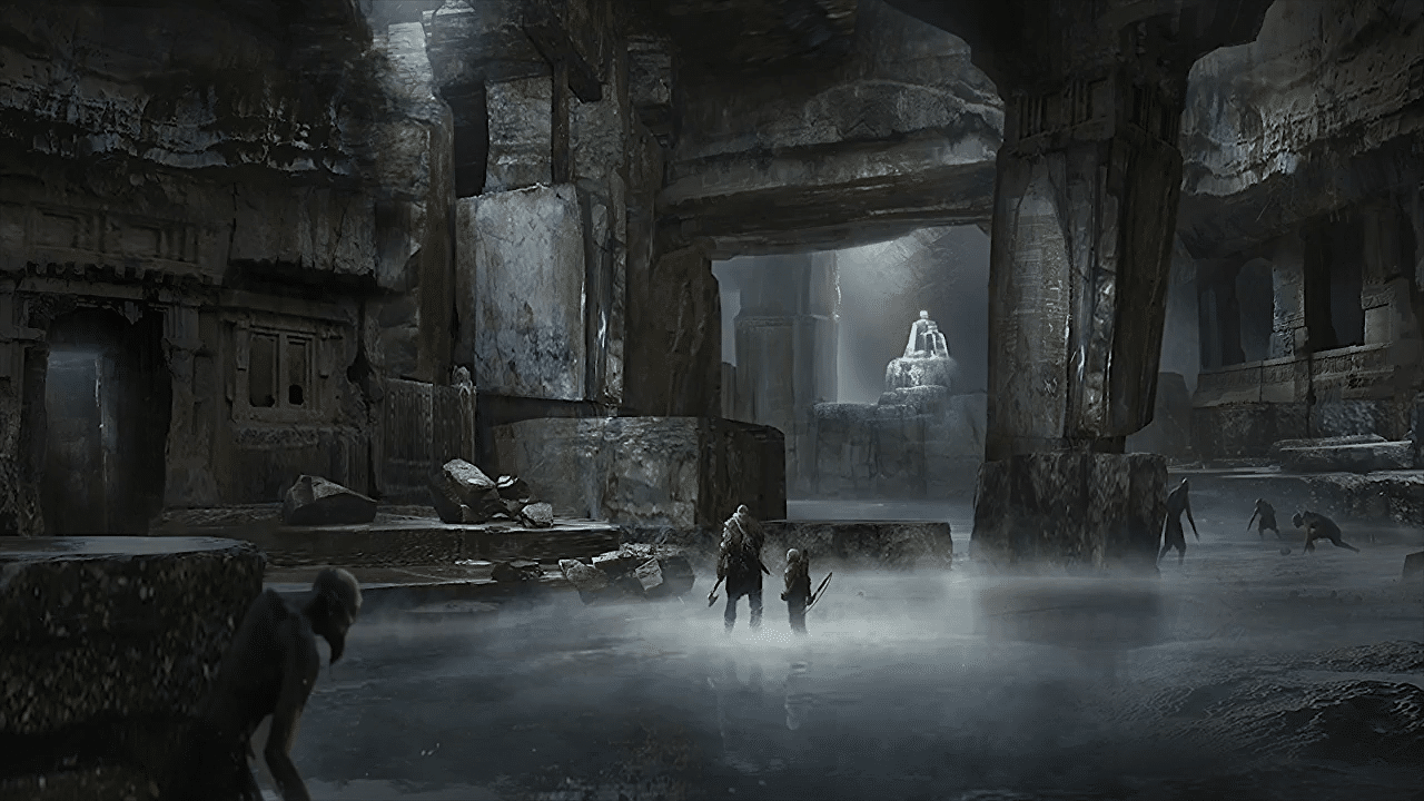 God of War ganha artes conceituais com construções gigantescas