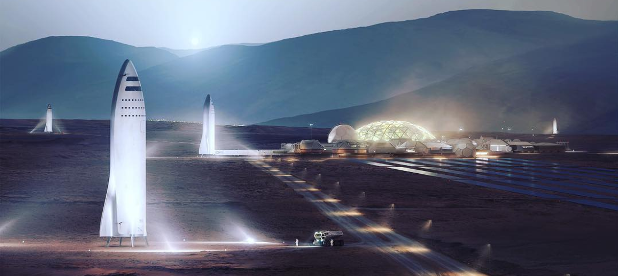 SpaceX divulga planos para colônias em Marte; primeiras missões chegam ao planeta em 2022