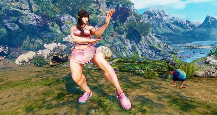 Novo visual "pijama" de Chun-Li tem avental e Crocs, e estamos muito confusos