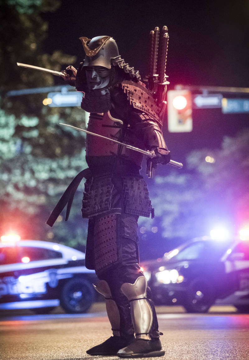 The Flash -- "The Flash Reborn" -- Image Number: FLA401a_0311b.jpg -- Pictured: Samuroid -- Photo: Katie Yu/The CW -- ÃÂ© 2017 The CW Network, LLC. All rights reserved.