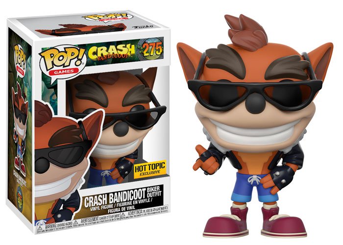 Crash Bandicoot ganha linha de Funko Pop!