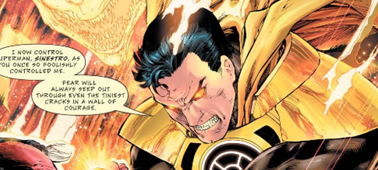 O Superman virou um Lanterna Amarelo (temporariamente)