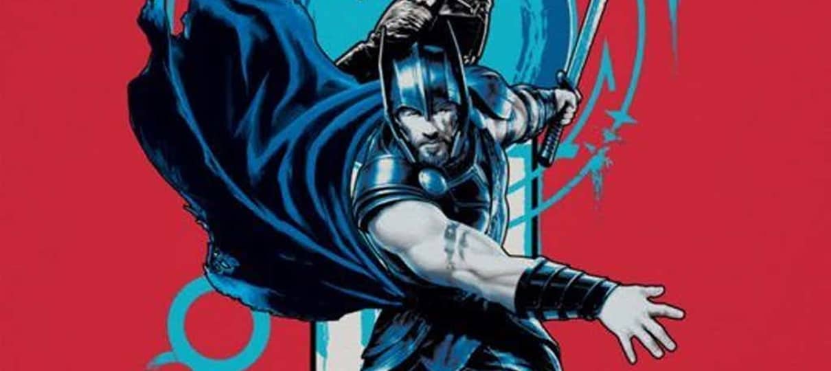 Thor: Ragnarok | Pôsteres conceituais cheios de cor são divulgados