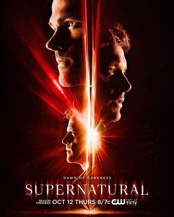 Supernatural -- Image: SN_S13_8x10_300dpi.jpg -- Pictured (CLOCKWISE FROM TOP): Jared Padalecki as Sam, Jensen Ackles as Dean and Misha Collins as Castiel -- Credit: Frank Ockenfells III/The CW -- ÃÂ© 2017 The CW Network. All Rights Reserved