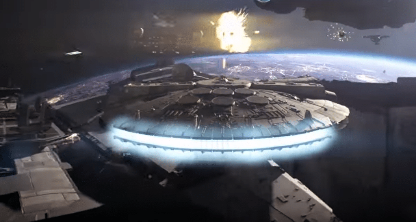 Star Wars Battlefront II | Novo trailer mostra Millennium Falcon em ação; assista