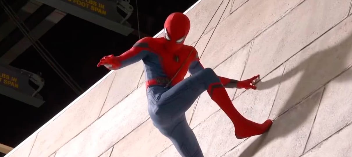 Tom Holland mostra suas acrobacias nos bastidores de Homem-Aranha: De Volta ao Lar