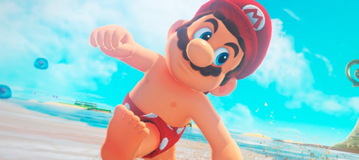 Tire a camisa e se aventure com os gameplay inéditos de Super Mario Odyssey!