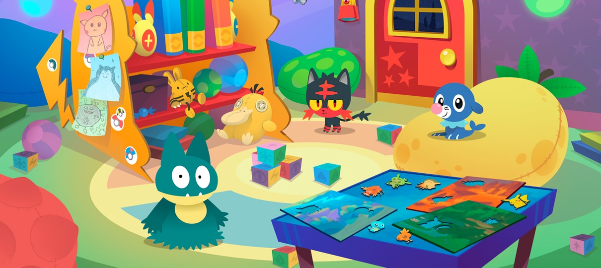 Voltado para crianças, Pokémon Playhouse é lançado para dispositivos móveis