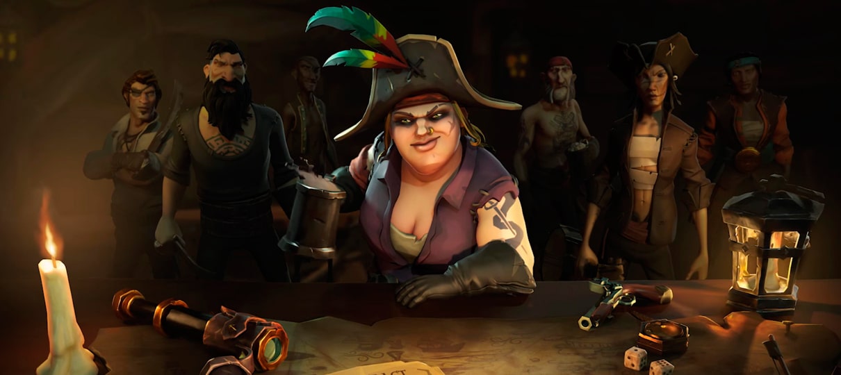 Sea of Thieves mostra crossplay e atividades em novo vídeo de gameplay