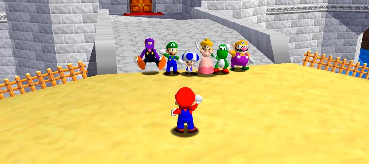 O ousado Mario 64 gratuito Online para 24 jogadores