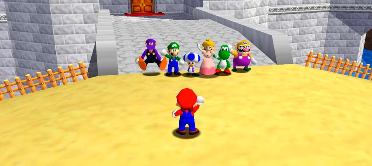 Fãs criam versão de Super Mario 64 para jogar online com até 24 pessoas!