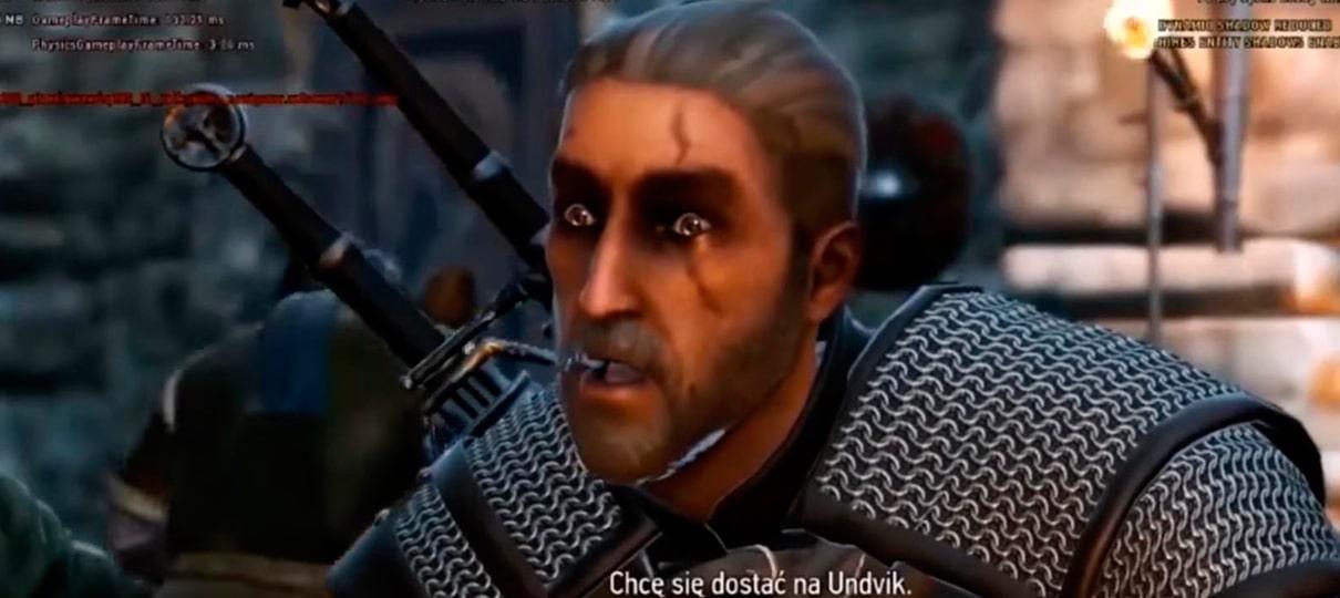The Witcher 3 cai na zoeira em vídeo de bastidores hilário