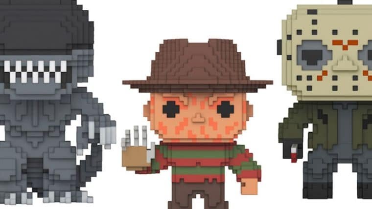 Personagens icônicos do terror vão te aterrorizar nessa nova coleção 8-bit da Funko Pop!