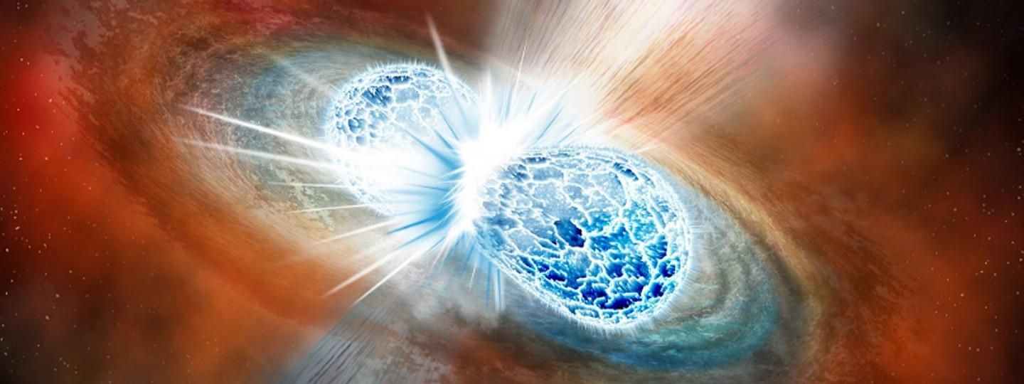 Colisão entre duas estrelas de nêutrons é vista pela primeira vez
