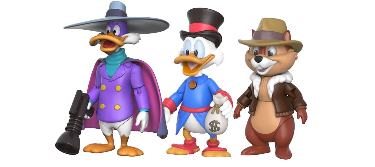 Nova linha de articulados Funko traz Tio Patinhas, Darkwing Duck, Tico e Teco e mais!