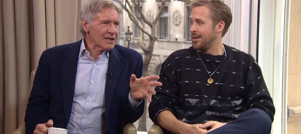 Blade Runner 2049 | Harrison Ford e Ryan Gosling não conseguem parar de rir em entrevista