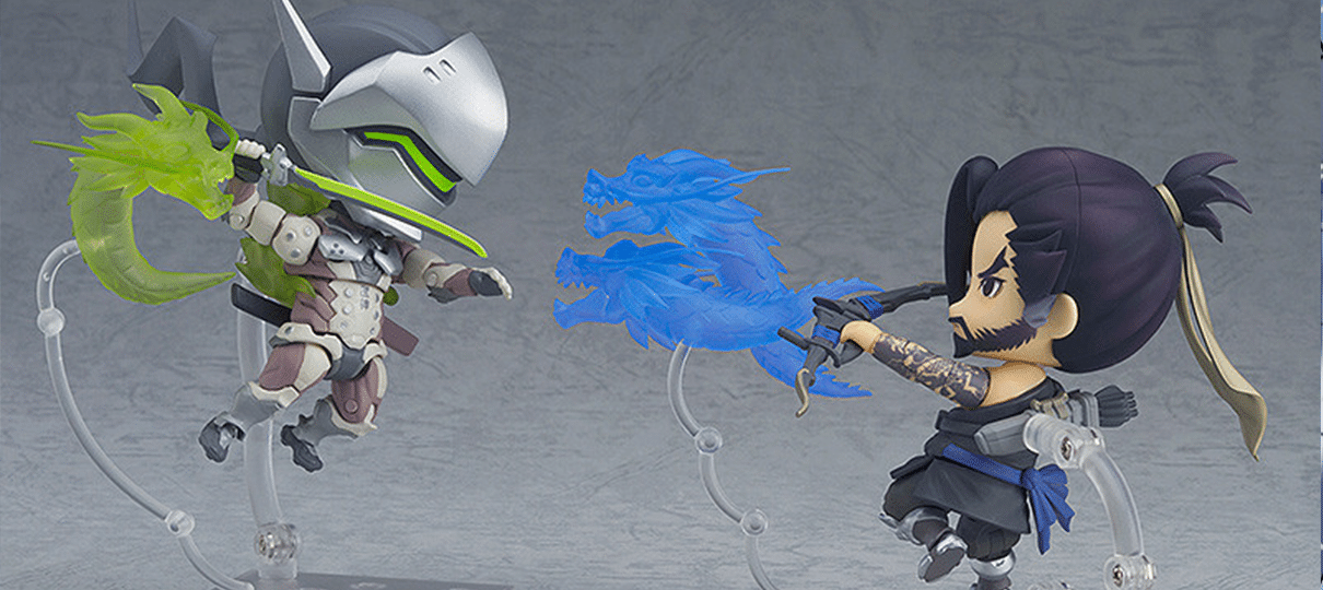 Esses Nendoroids do Hanzo e Genji vão te matar de tanta fofura