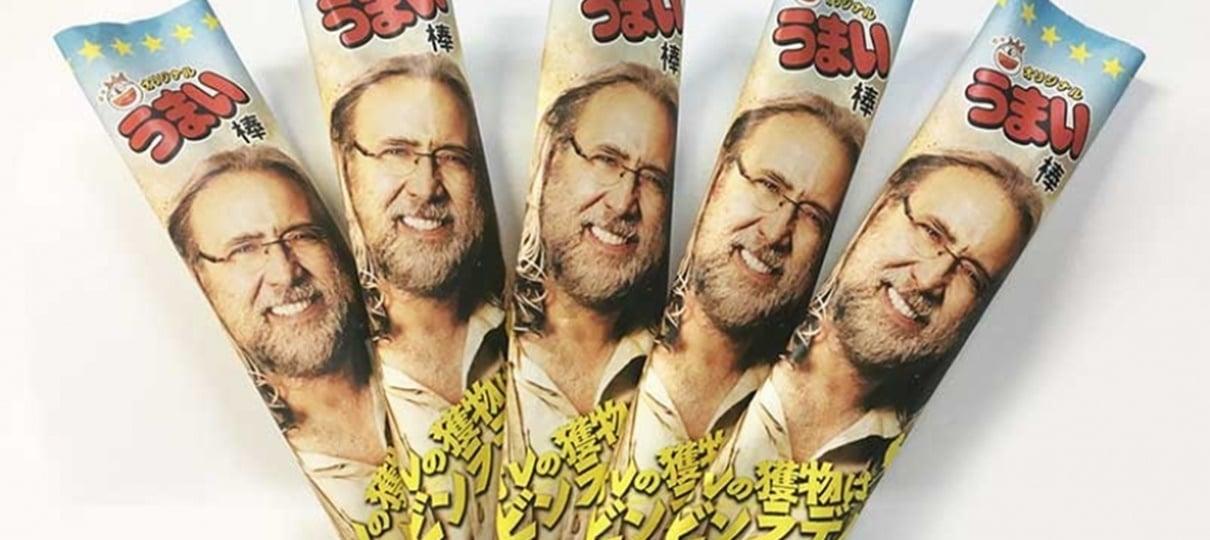 Nicolas Cage não sabia que estavam fabricando snacks com seu rosto estampado no Japão