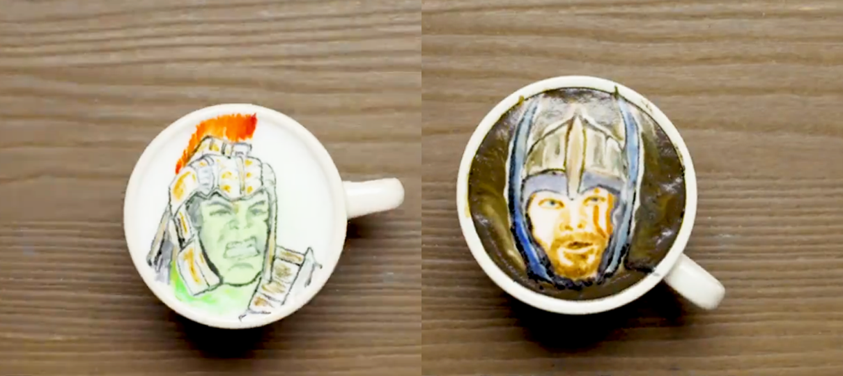 Thor e Hulk invadem seu café para muita energia e cafeína de Asgard!