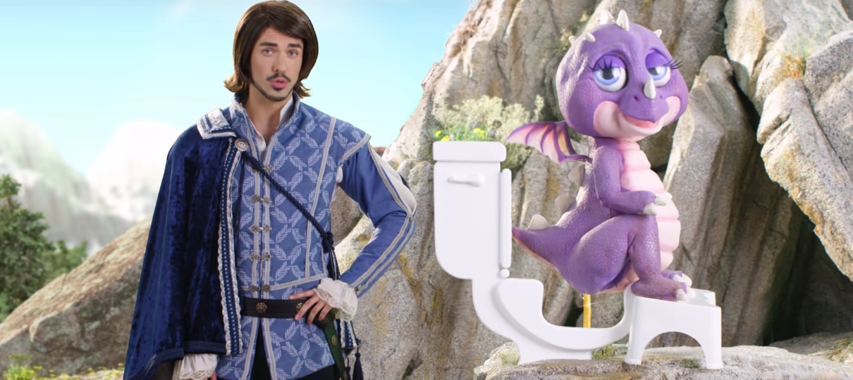 Um unicórnio e um dragão prometem mudar a forma como você faz o "número 2" (de novo)