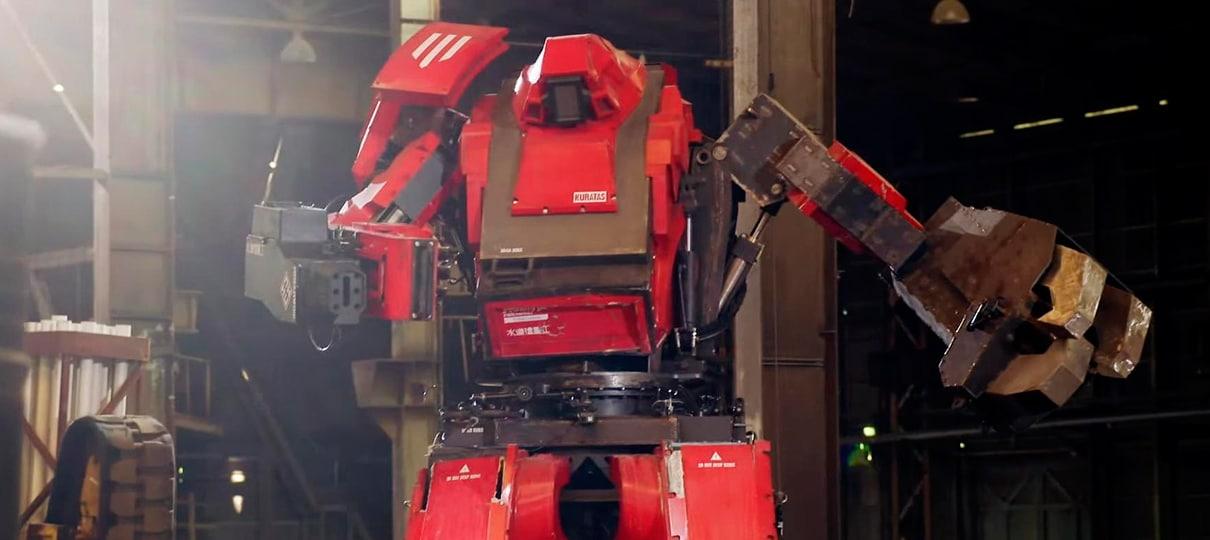 A primeira batalha de robôs gigantes finalmente aconteceu entre os EUA e o Japão