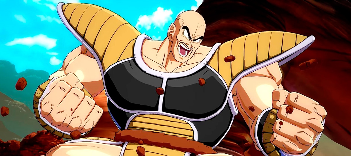 Dragon Ball FighterZ revela o primeiro gameplay de Nappa com novo teaser