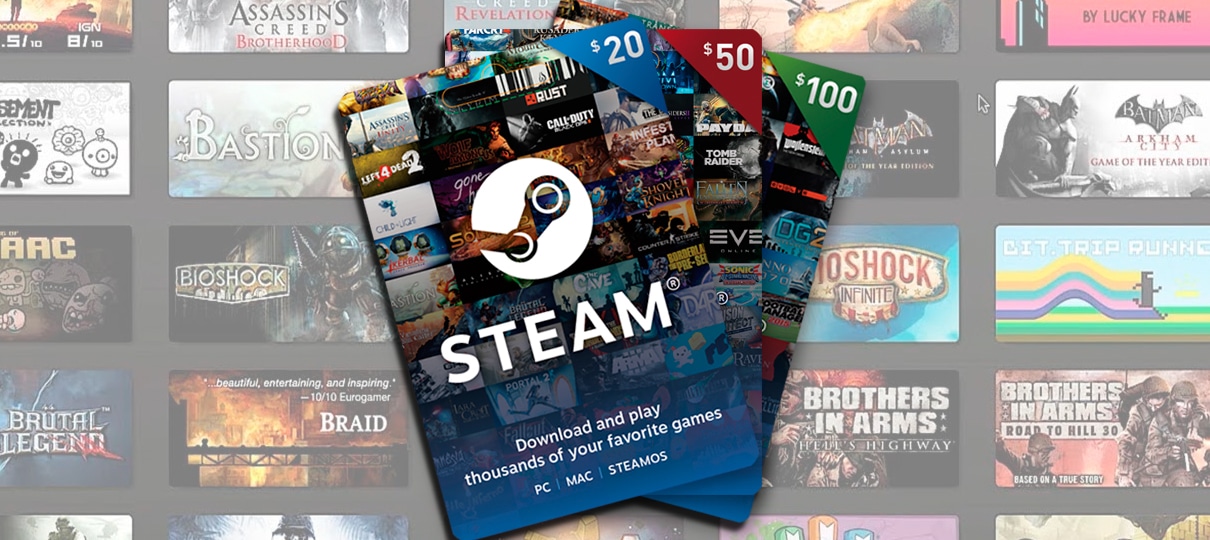 Não sabe que jogo dar? Steam libera o envio de vales-presente para