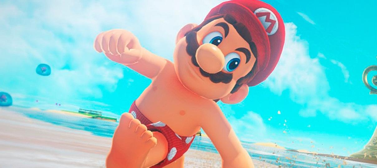 Super Mario Odyssey | Fãs agora competem para ver quem deixa o Mario "pelado" mais rápido